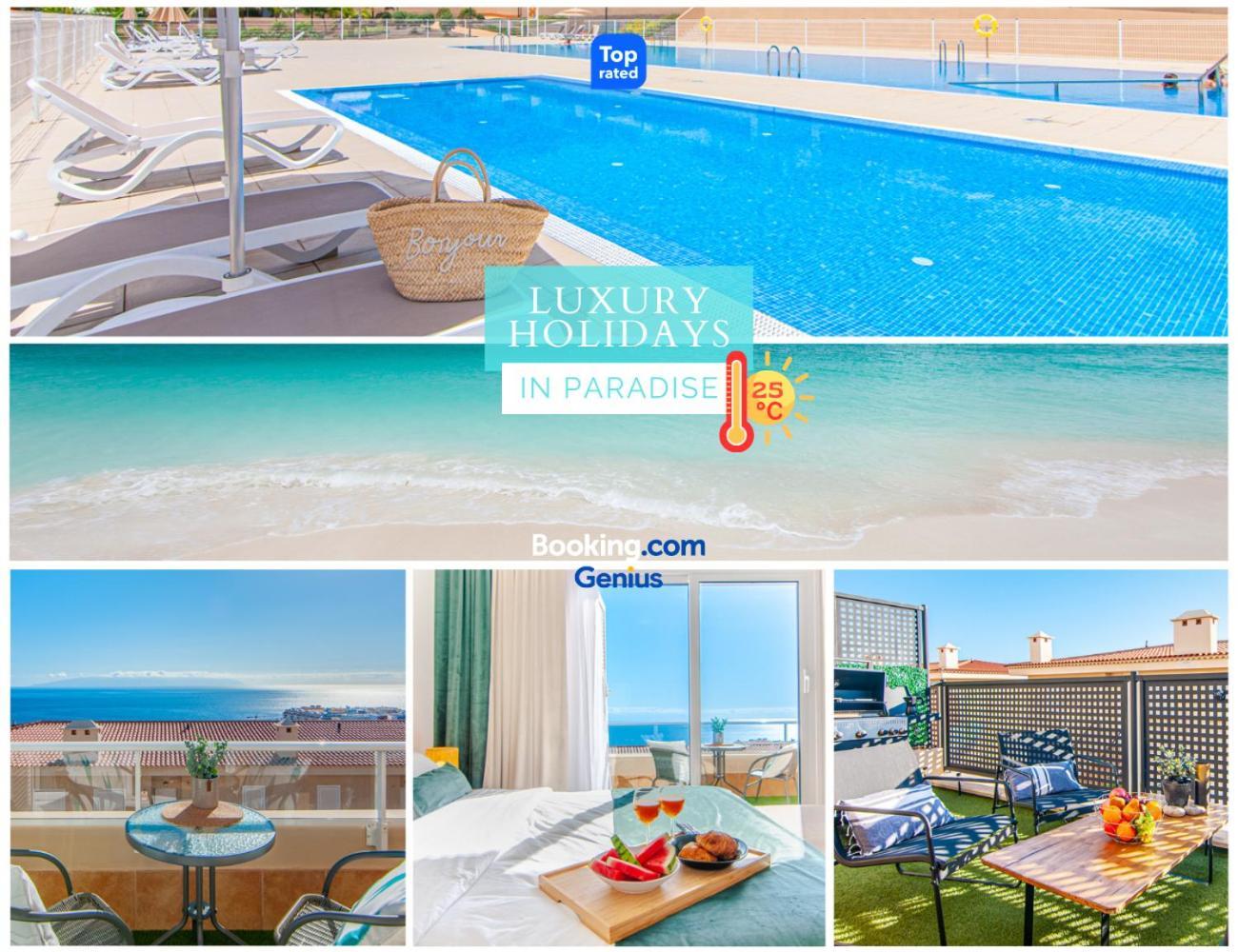 הוילה פוארטו דה סנטיאגו Luxury Townhouse With Panoramic Sea View מראה חיצוני תמונה